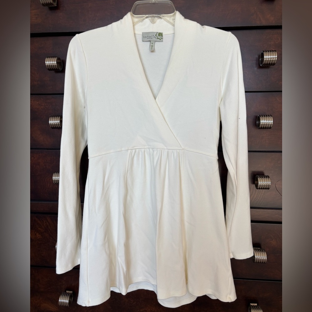 Elegant Wrap Tunic Top